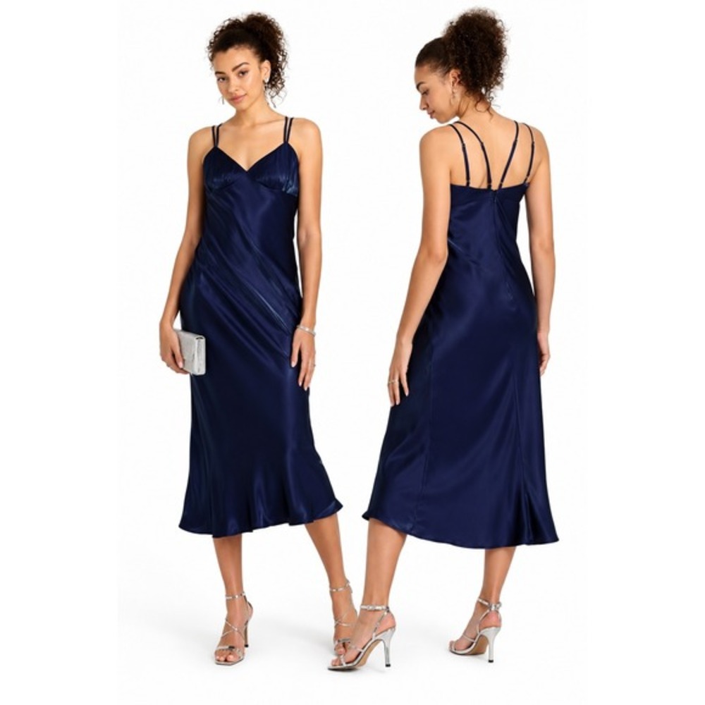 Women's‎ Iridescent Maxi Slip Dress - Wild Fable Blue XXS